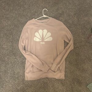 light pink NYC sweatshirt